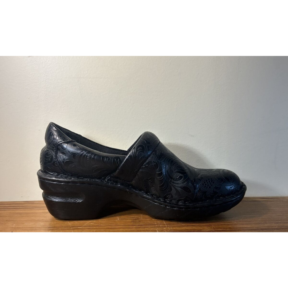B.O.C. Black Platform Mule Slides Shoes Women's Size 7 - Picture 6 of 8